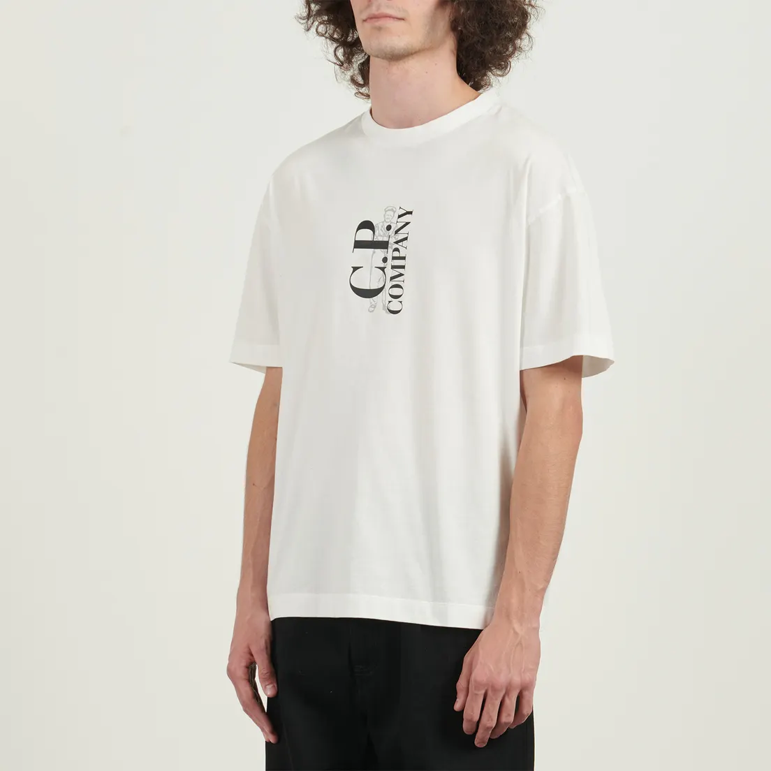 C.P. Company Мужская футболка 30/1 Jersey Logo Comfort Fit