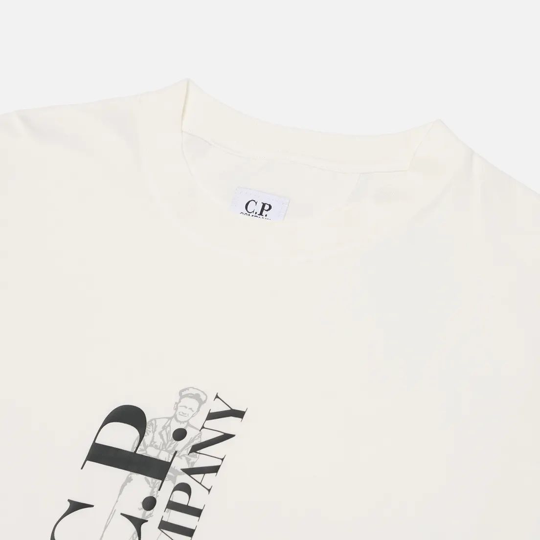 C.P. Company Мужская футболка 30/1 Jersey Logo Comfort Fit