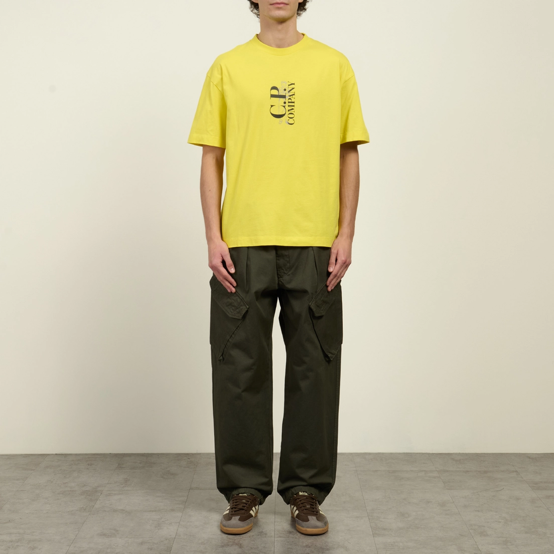 C.P. Company Мужская футболка 30/1 Jersey Logo Comfort Fit