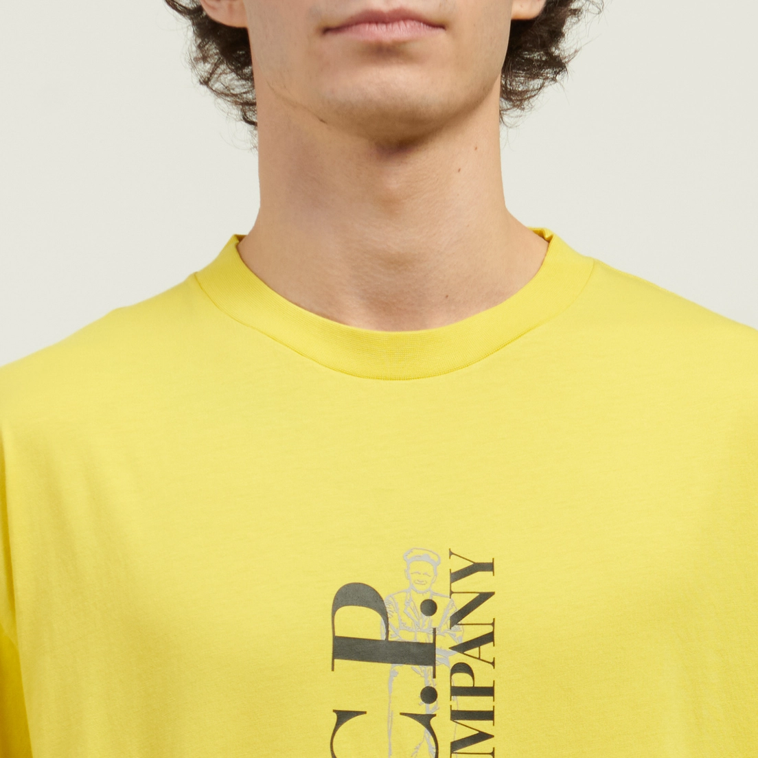 C.P. Company Мужская футболка 30/1 Jersey Logo Comfort Fit