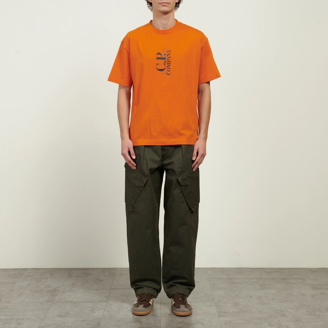 C.P. Company Мужская футболка 30/1 Jersey Logo Comfort Fit