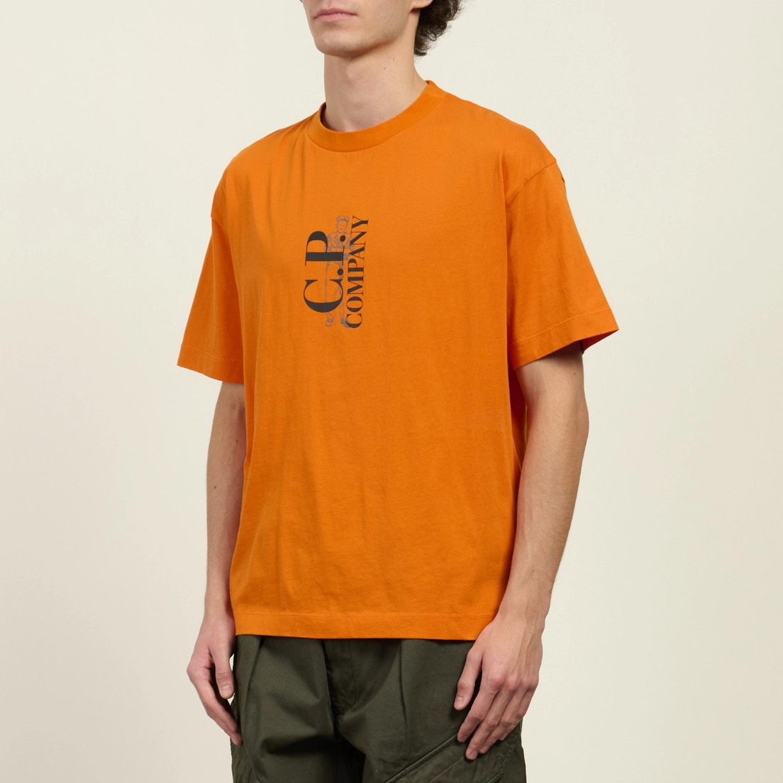 C.P. Company Мужская футболка 30/1 Jersey Logo Comfort Fit