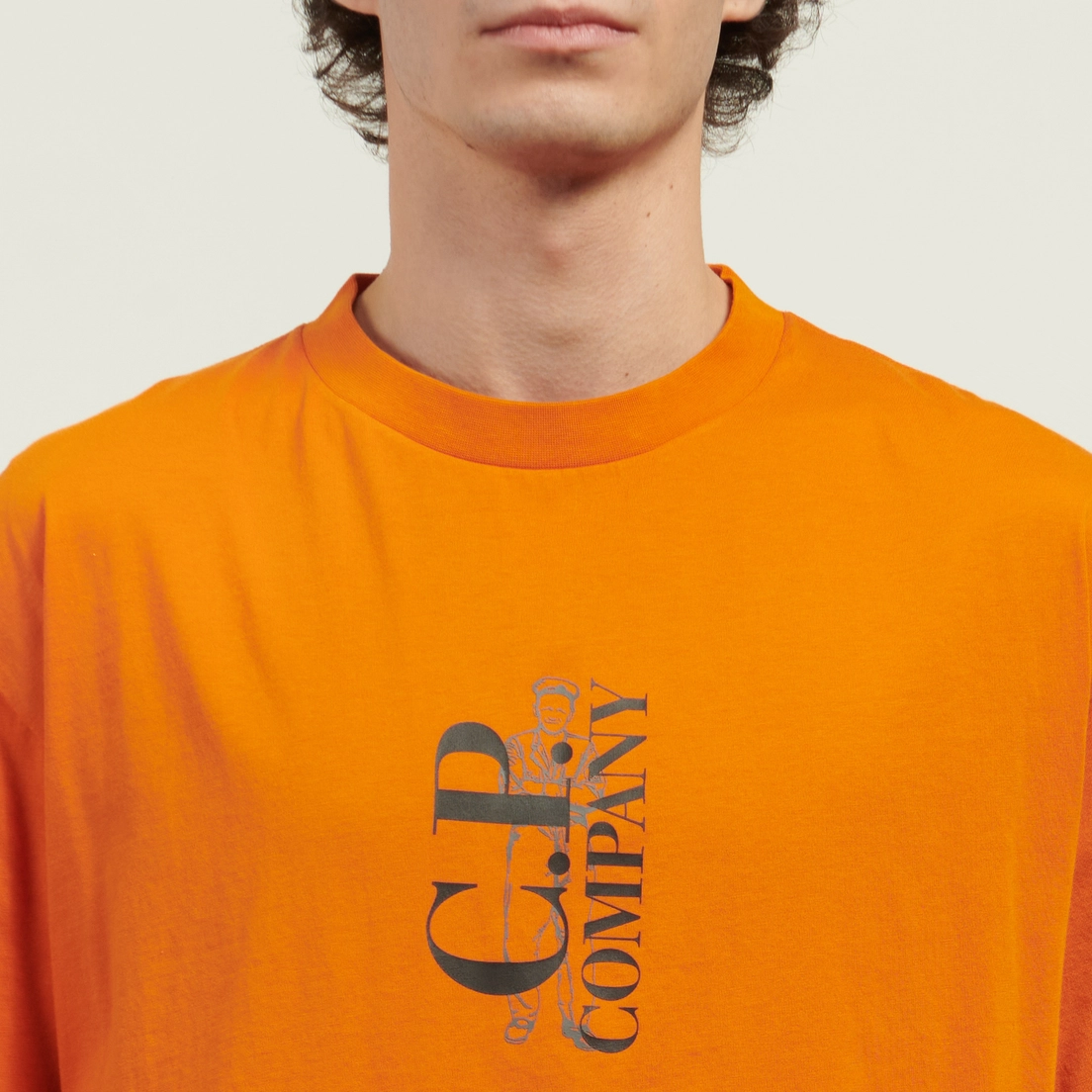 C.P. Company Мужская футболка 30/1 Jersey Logo Comfort Fit
