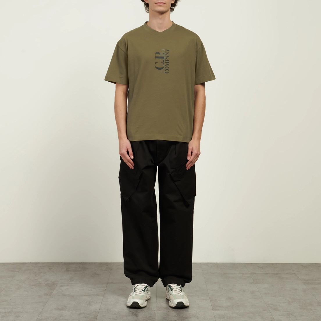 C.P. Company Мужская футболка 30/1 Jersey Logo Comfort Fit