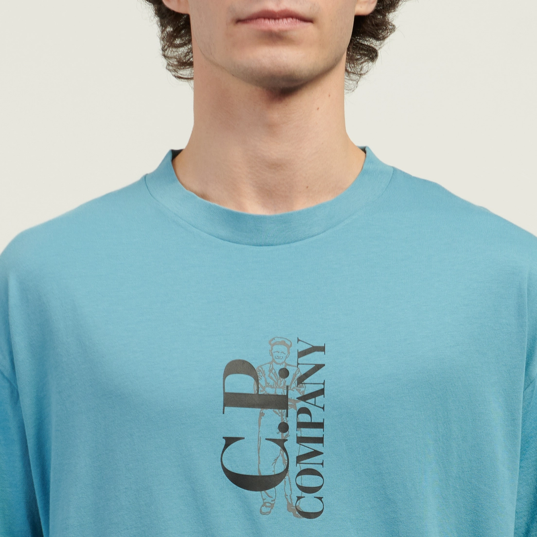 C.P. Company Мужская футболка 30/1 Jersey Logo Comfort Fit