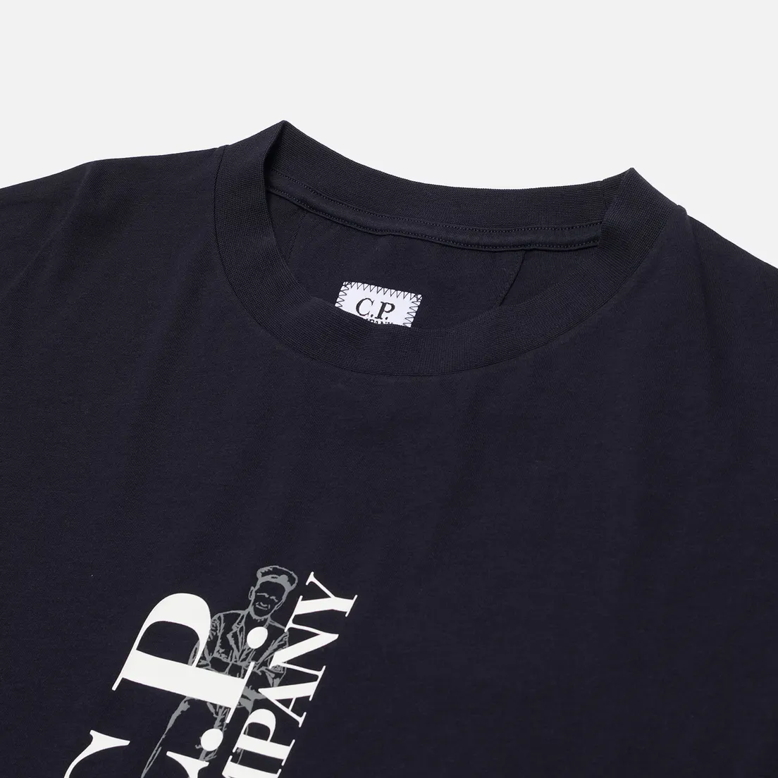 C.P. Company Мужская футболка 30/1 Jersey Logo Comfort Fit