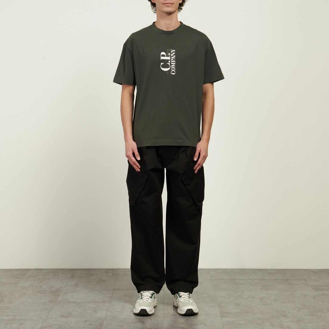 C.P. Company Мужская футболка 30/1 Jersey Logo Comfort Fit