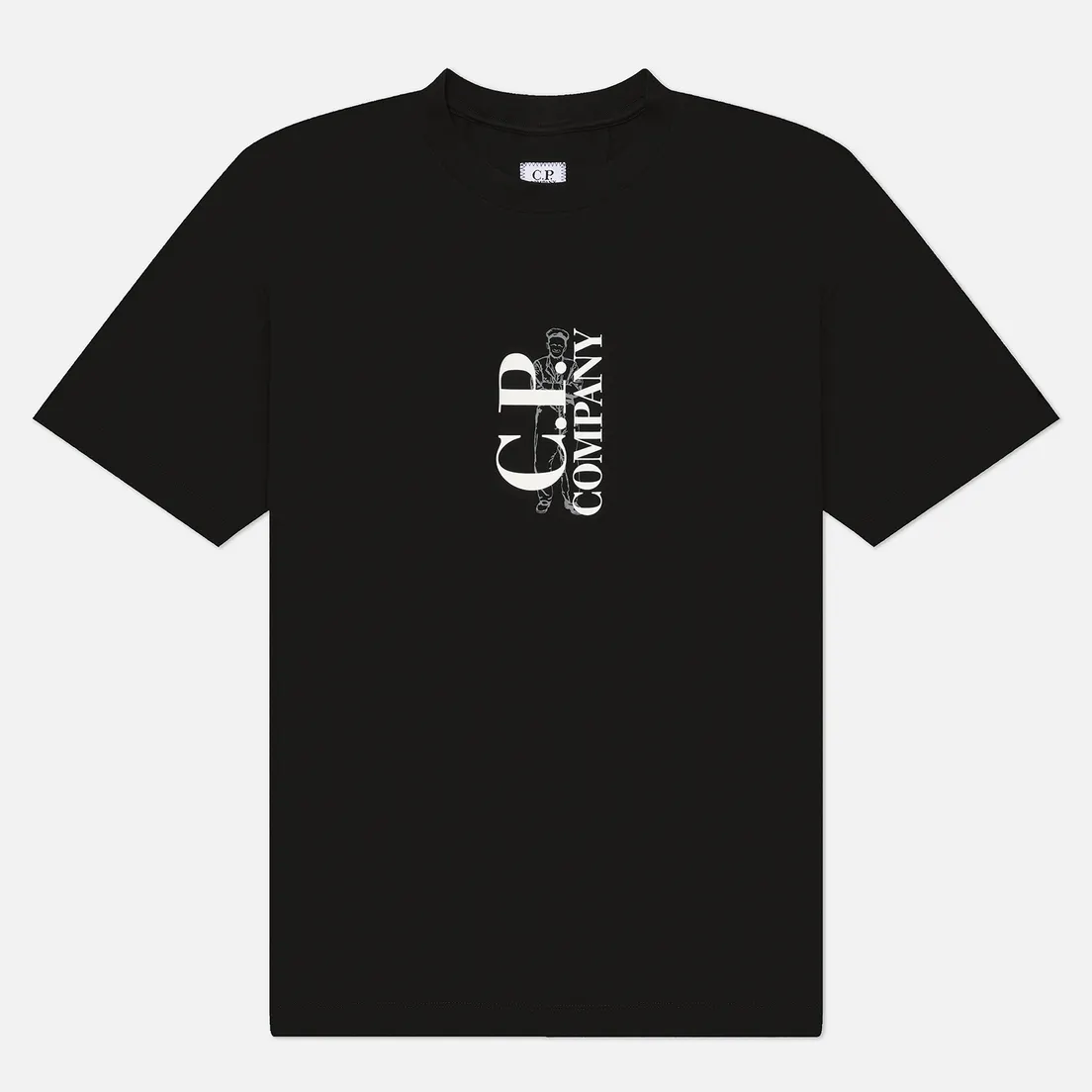 C.P. Company Мужская футболка 30/1 Jersey Logo Comfort Fit