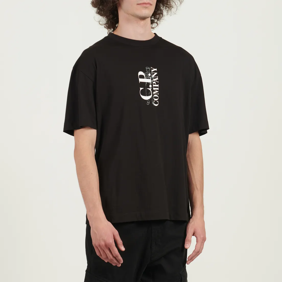 C.P. Company Мужская футболка 30/1 Jersey Logo Comfort Fit