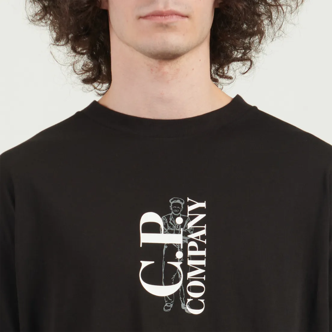 C.P. Company Мужская футболка 30/1 Jersey Logo Comfort Fit
