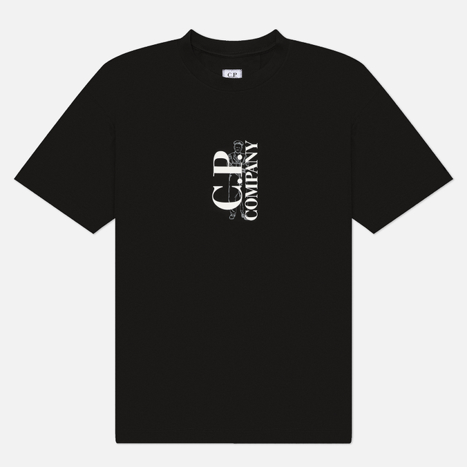 Мужская футболка C.P. Company 30/1 Jersey Logo Comfort Fit