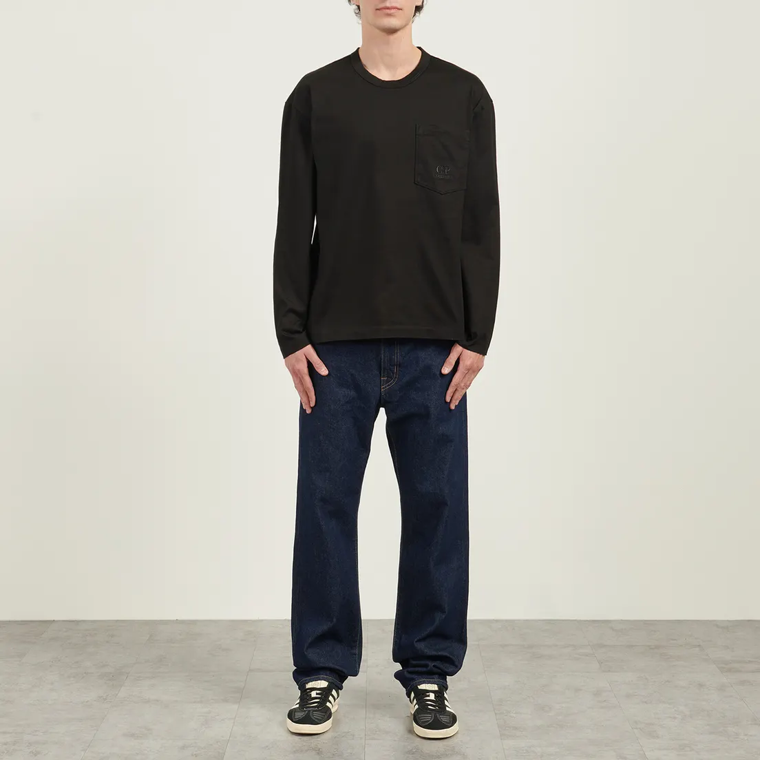 C.P. Company Мужской лонгслив Mercerized 30/2 Jersey Twisted