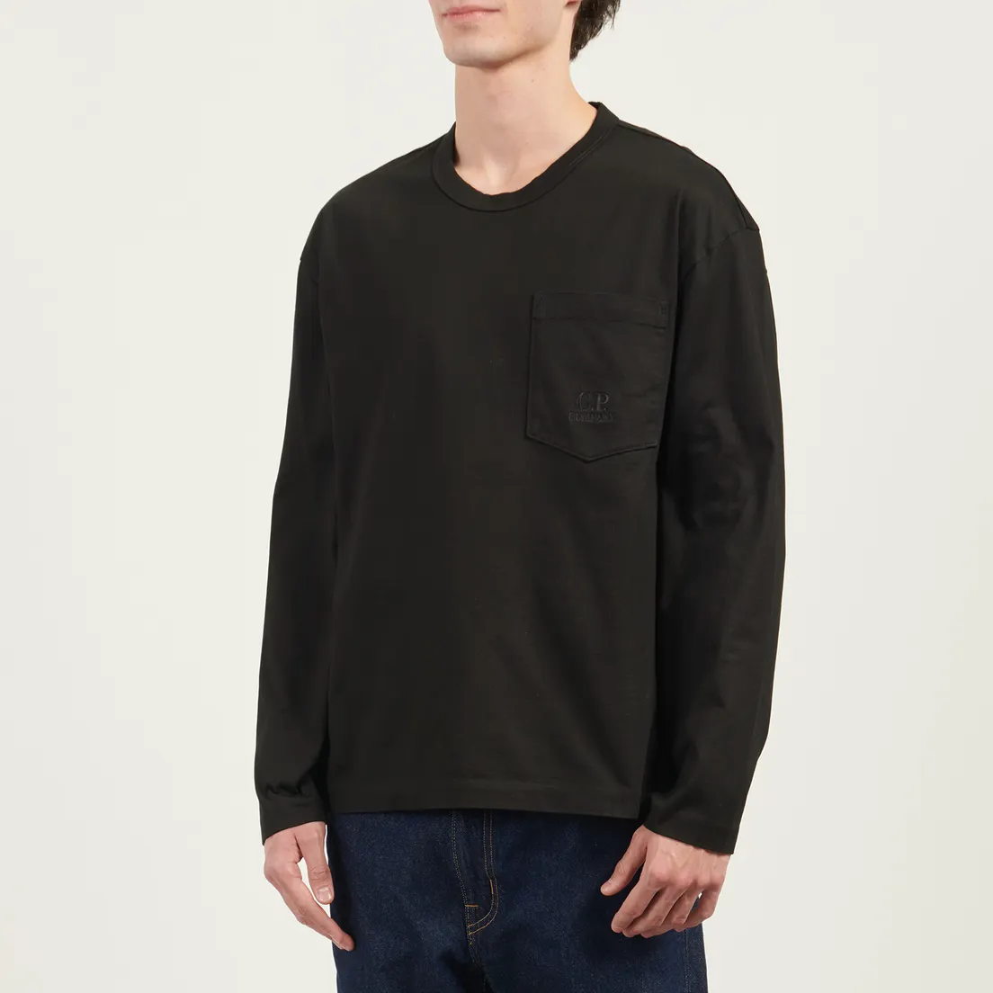 C.P. Company Мужской лонгслив Mercerized 30/2 Jersey Twisted