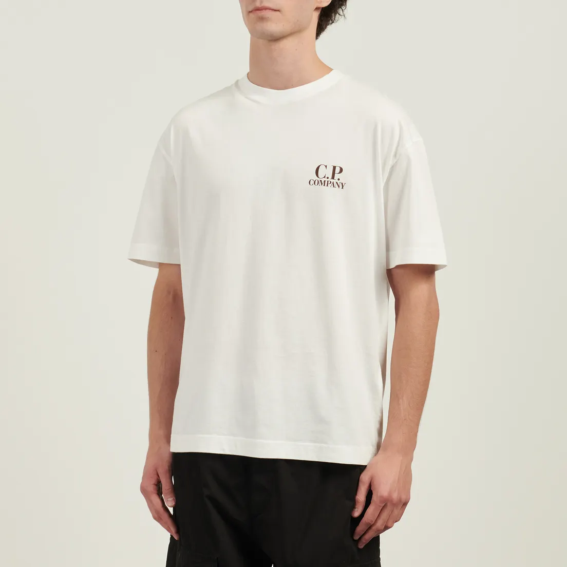 C.P. Company Мужская футболка 30/1 Jersey Logo Printed Logo