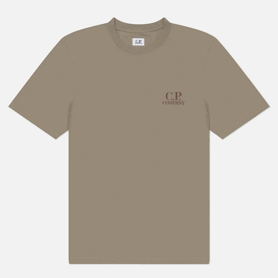 C.P. Company Мужская футболка 30/1 Jersey Logo Printed Logo