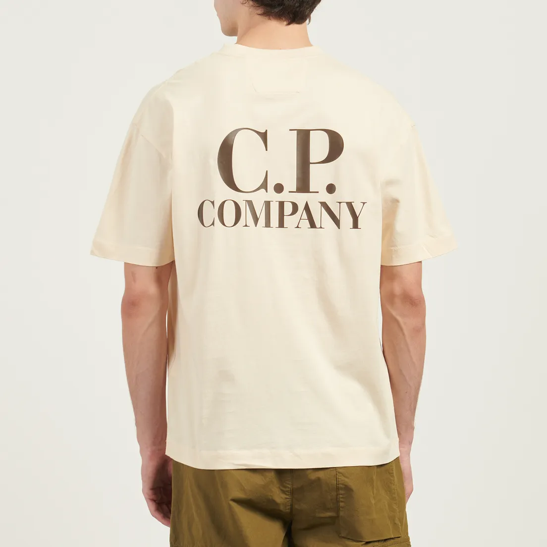 C.P. Company Мужская футболка 30/1 Jersey Logo Printed Logo