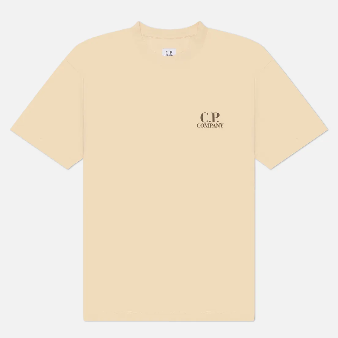 C.P. Company Мужская футболка 30/1 Jersey Logo Printed Logo