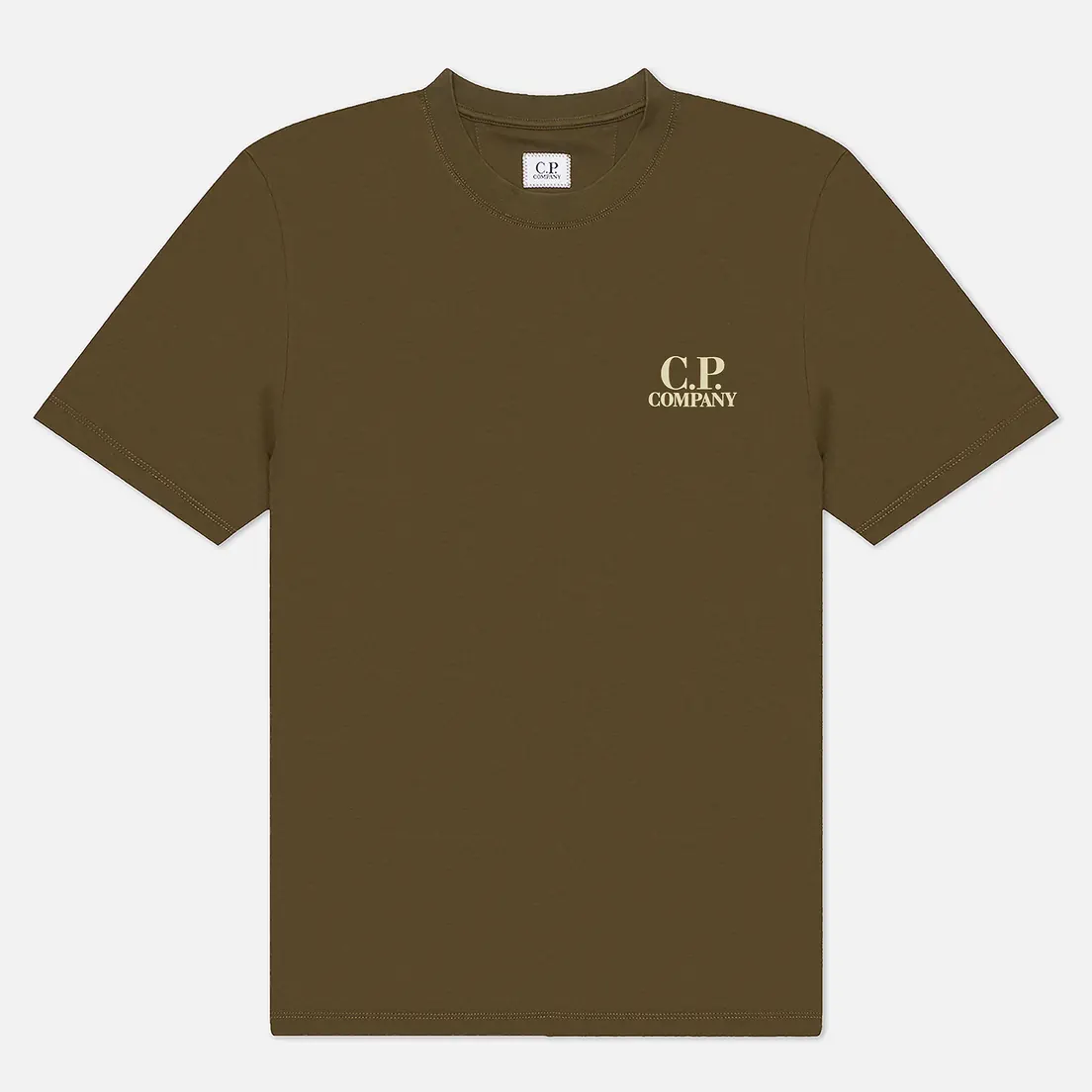 C.P. Company Мужская футболка 30/1 Jersey Logo Printed Logo