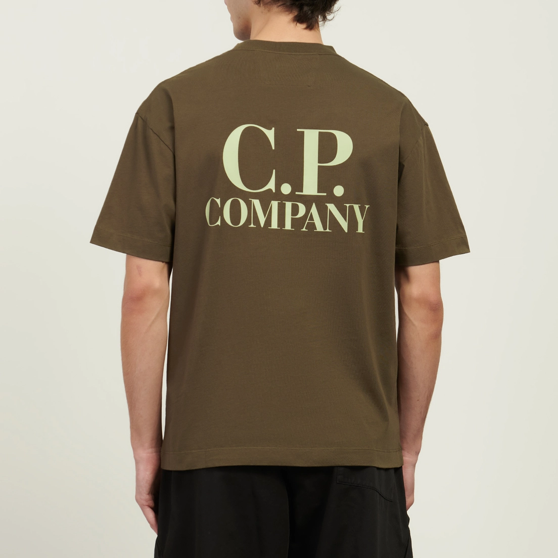 C.P. Company Мужская футболка 30/1 Jersey Logo Printed Logo