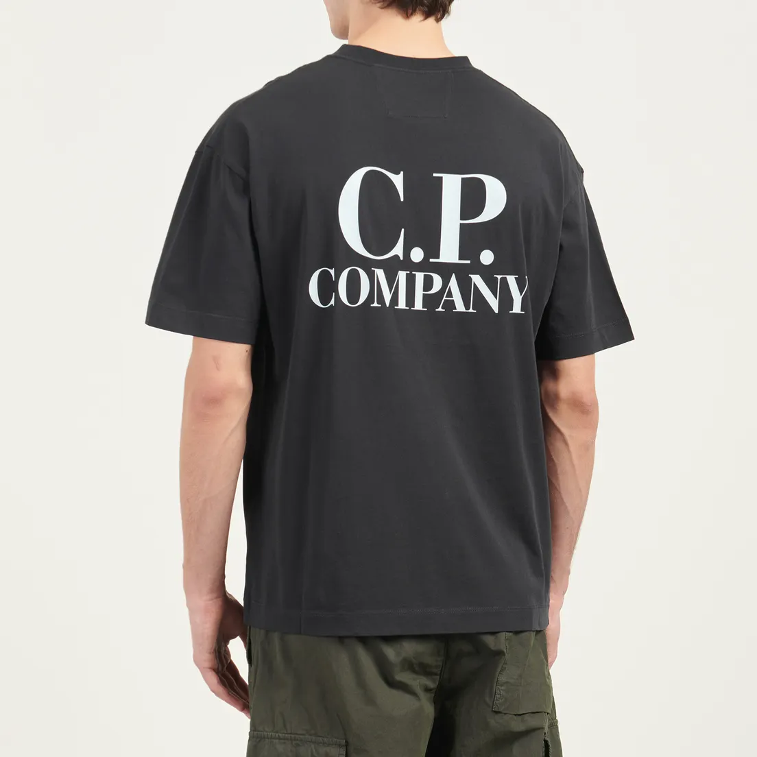 C.P. Company Мужская футболка 30/1 Jersey Logo Printed Logo