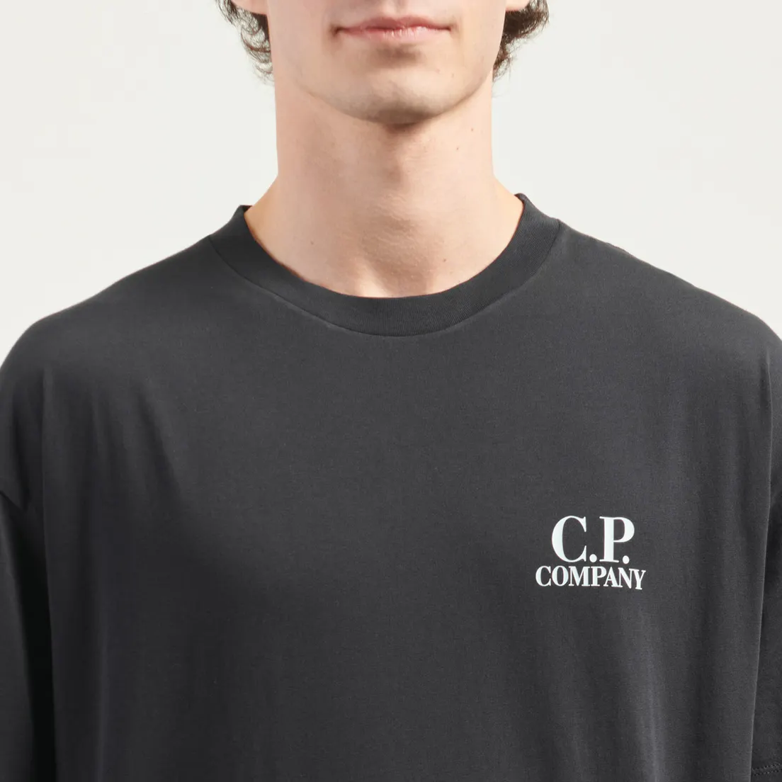 C.P. Company Мужская футболка 30/1 Jersey Logo Printed Logo