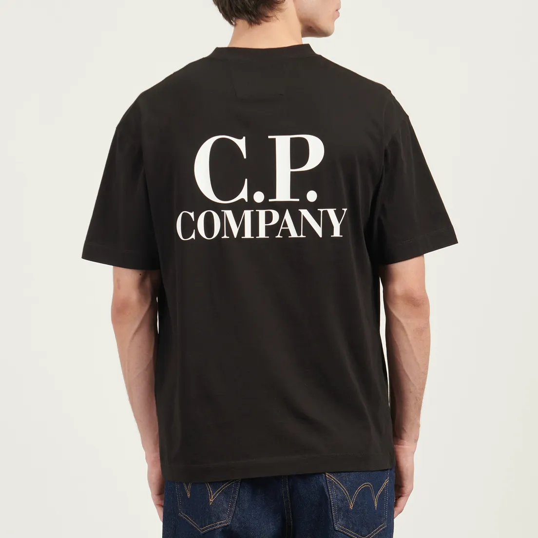 C.P. Company Мужская футболка 30/1 Jersey Logo Printed Logo