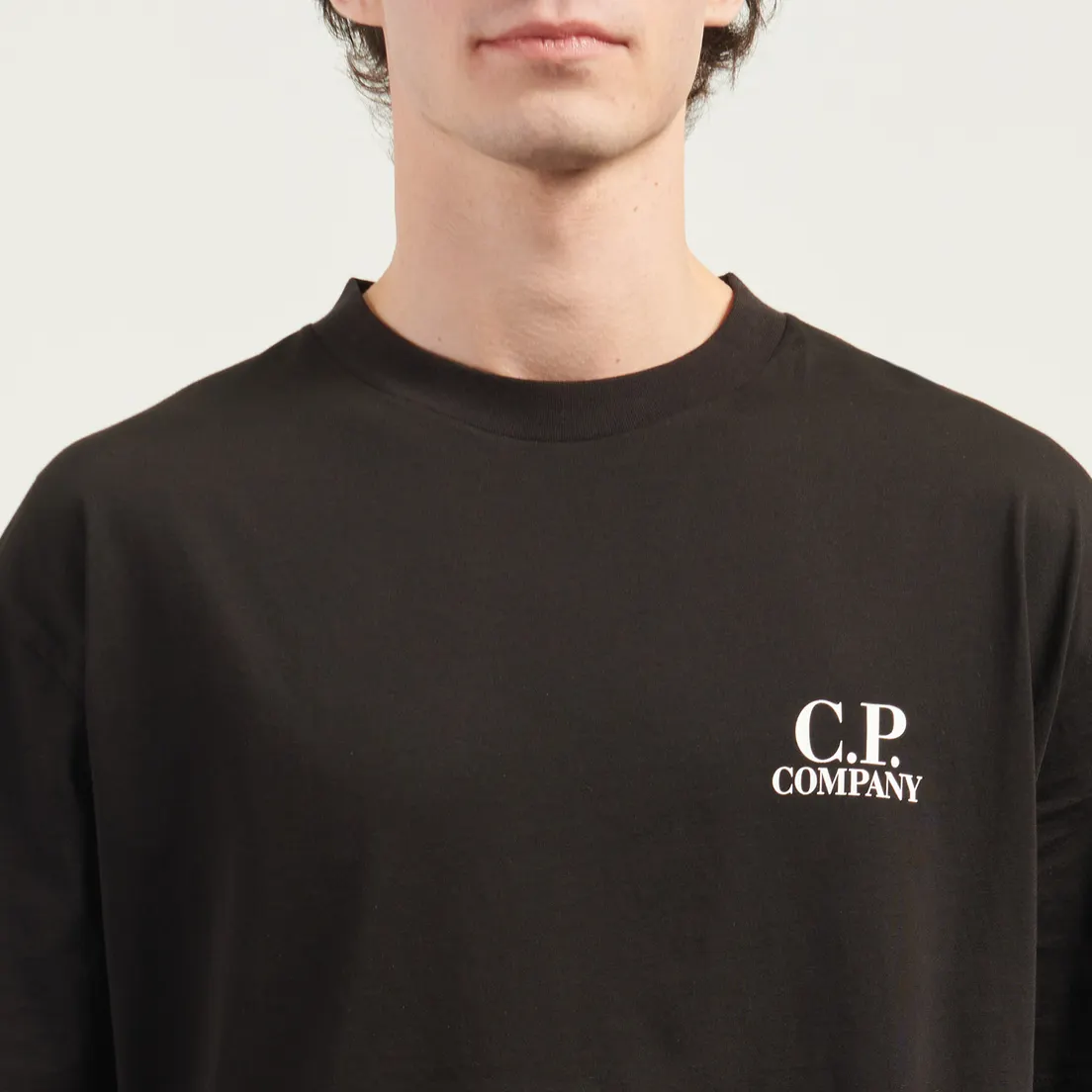 C.P. Company Мужская футболка 30/1 Jersey Logo Printed Logo