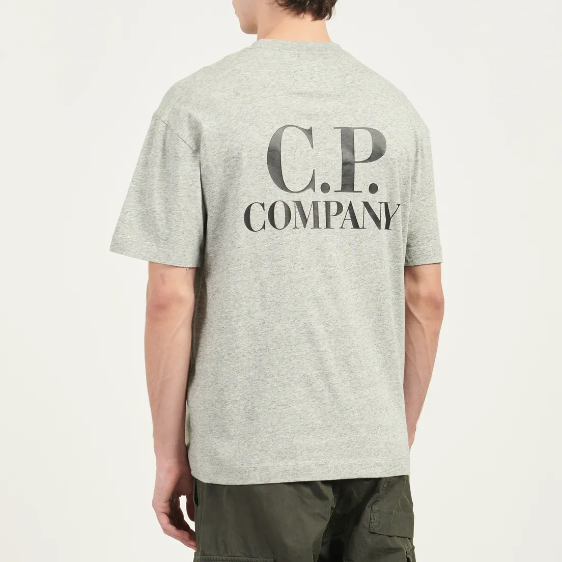 C.P. Company Мужская футболка 30/1 Jersey Logo Printed Logo