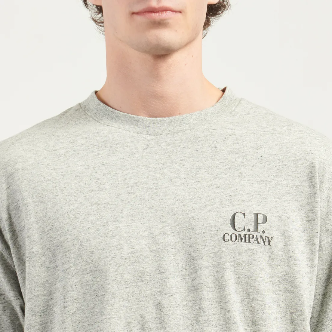 C.P. Company Мужская футболка 30/1 Jersey Logo Printed Logo