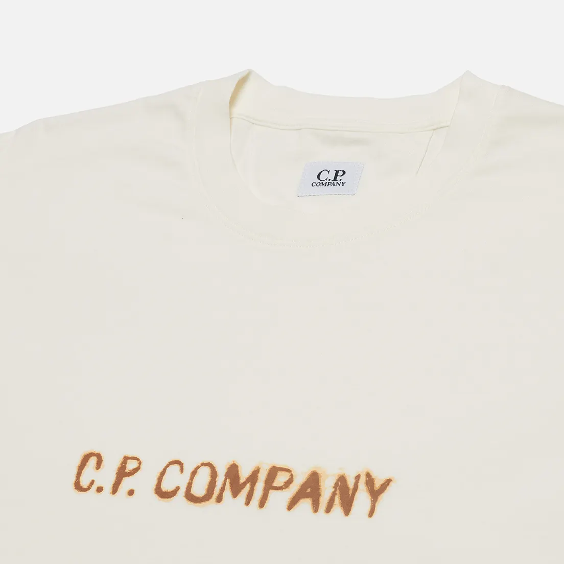 C.P. Company Мужская футболка 30/1 Jersey Screen-Printed Logo