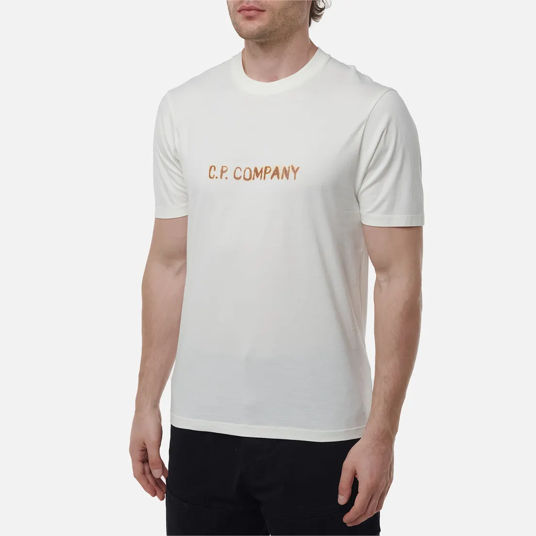 C.P. Company Мужская футболка 30/1 Jersey Screen-Printed Logo