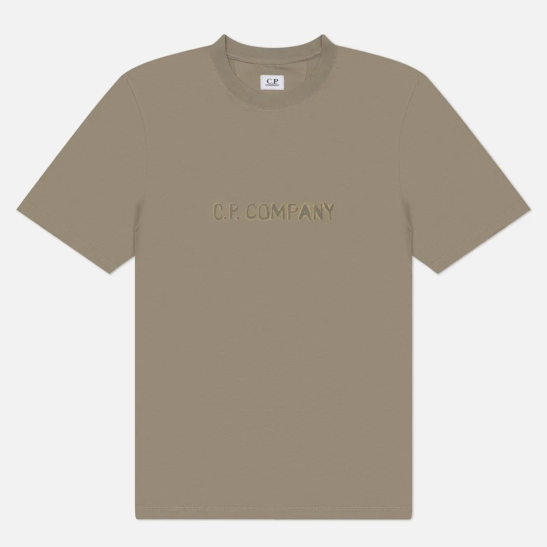 C.P. Company Мужская футболка 30/1 Jersey Screen-Printed Logo