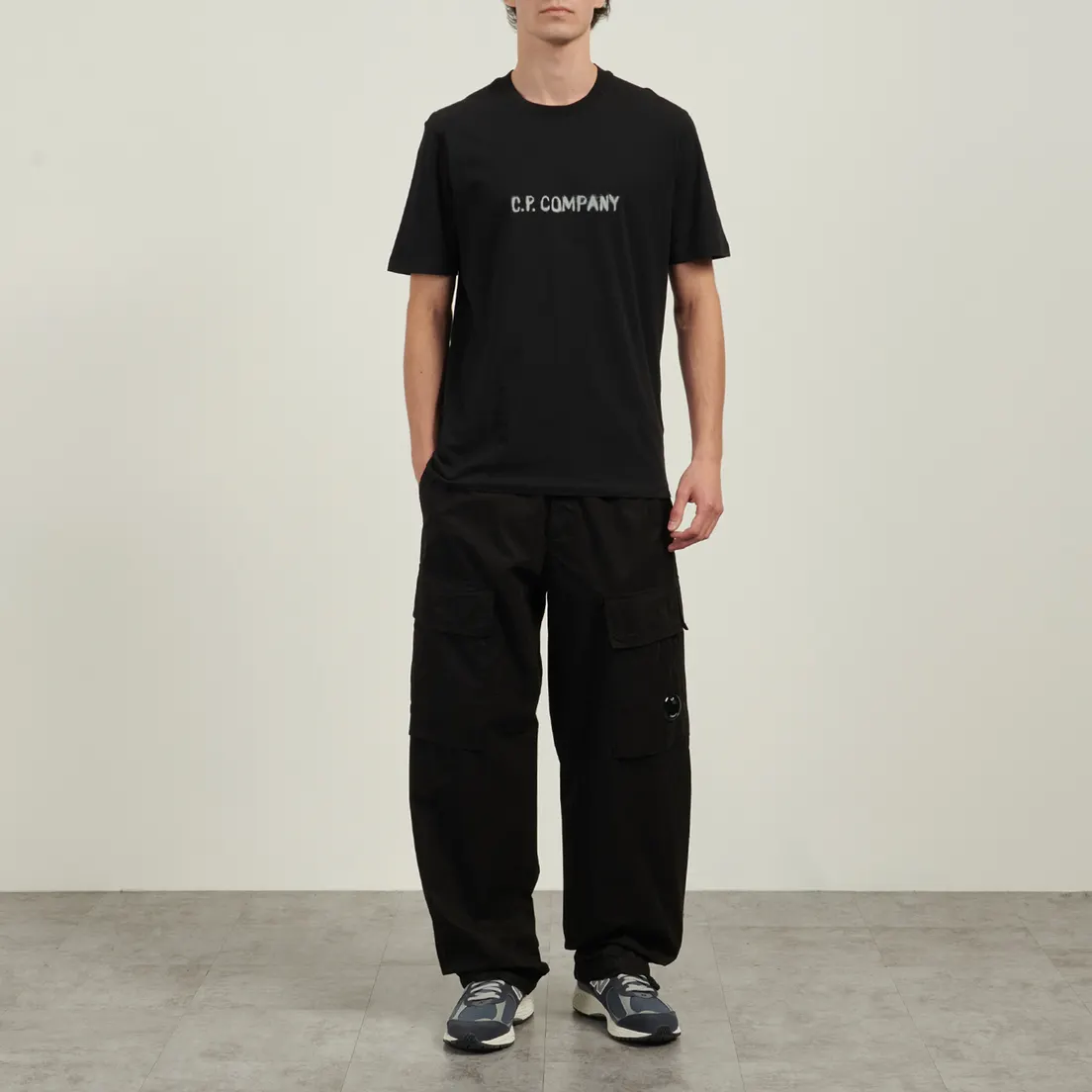 C.P. Company Мужская футболка 30/1 Jersey Screen-Printed Logo