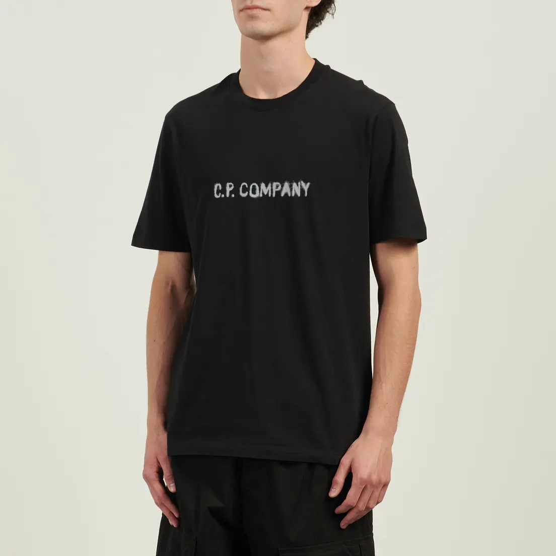 C.P. Company Мужская футболка 30/1 Jersey Screen-Printed Logo