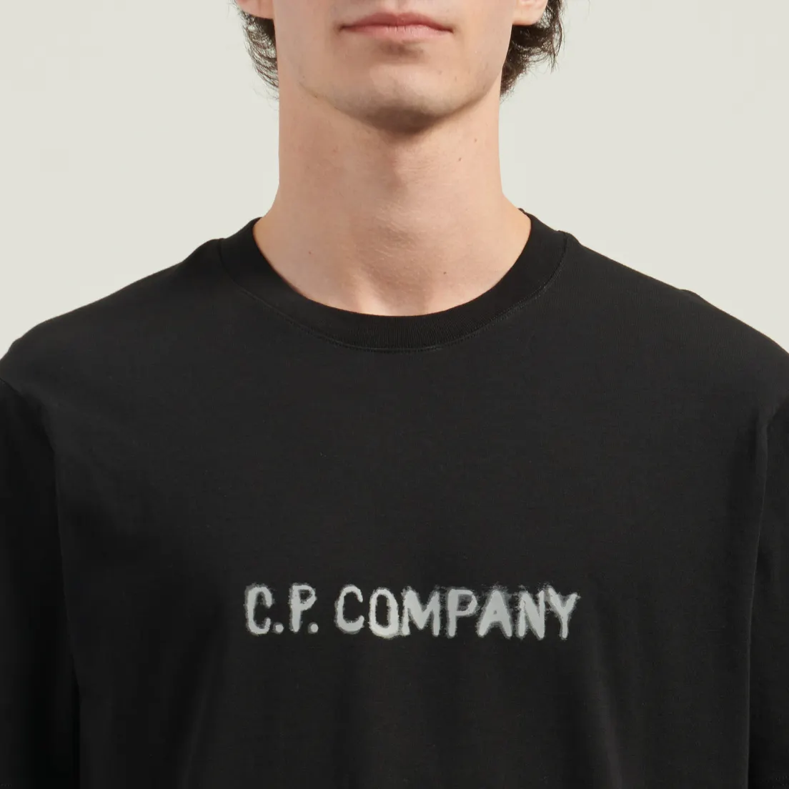 C.P. Company Мужская футболка 30/1 Jersey Screen-Printed Logo