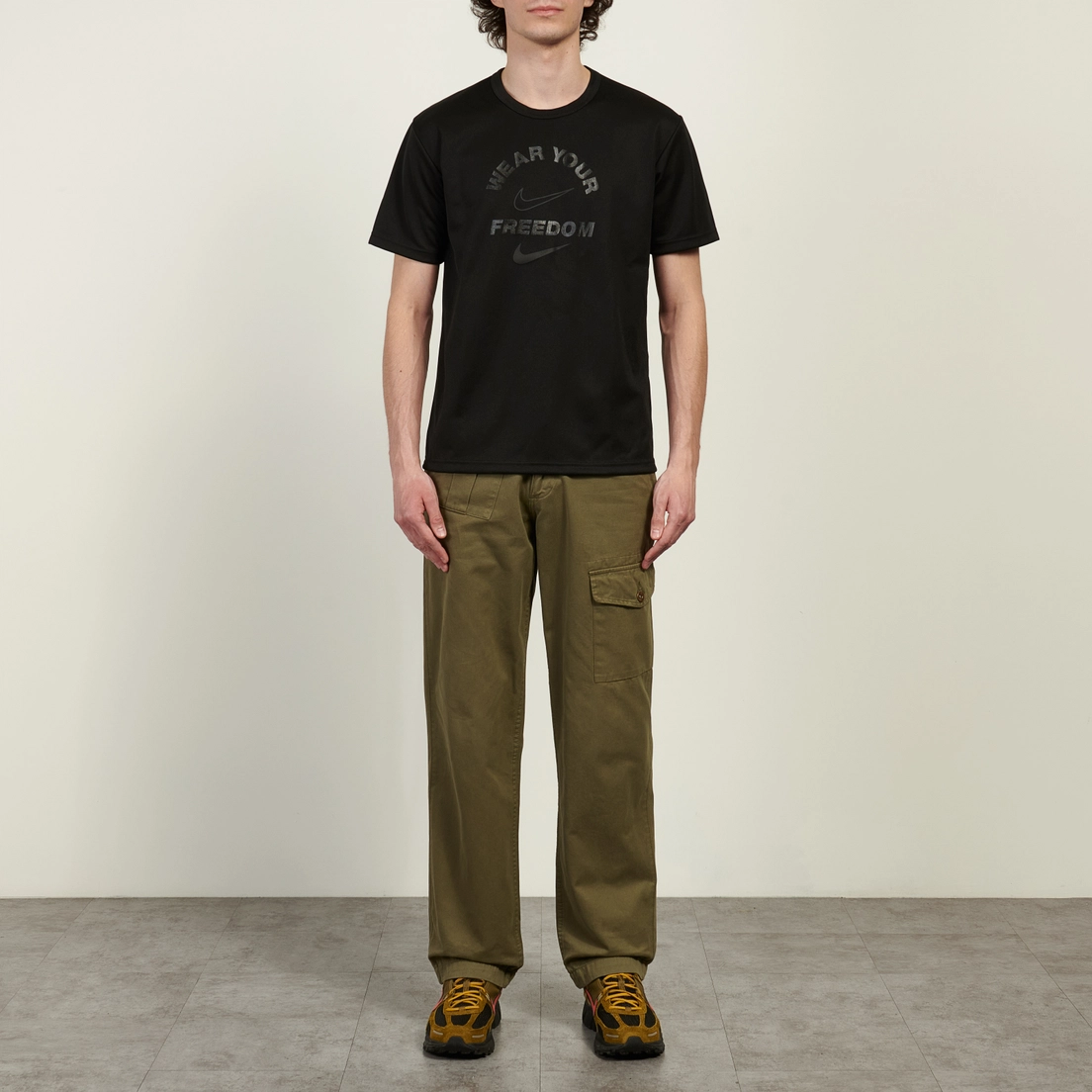 Comme des Garcons Black Мужская футболка x Nike Wear Your Freedom