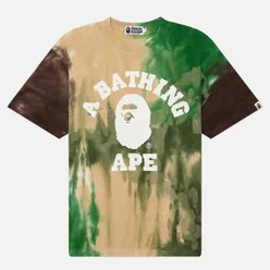 A Bathing Ape Мужская футболка Ice Dye College Relaxed Fit
