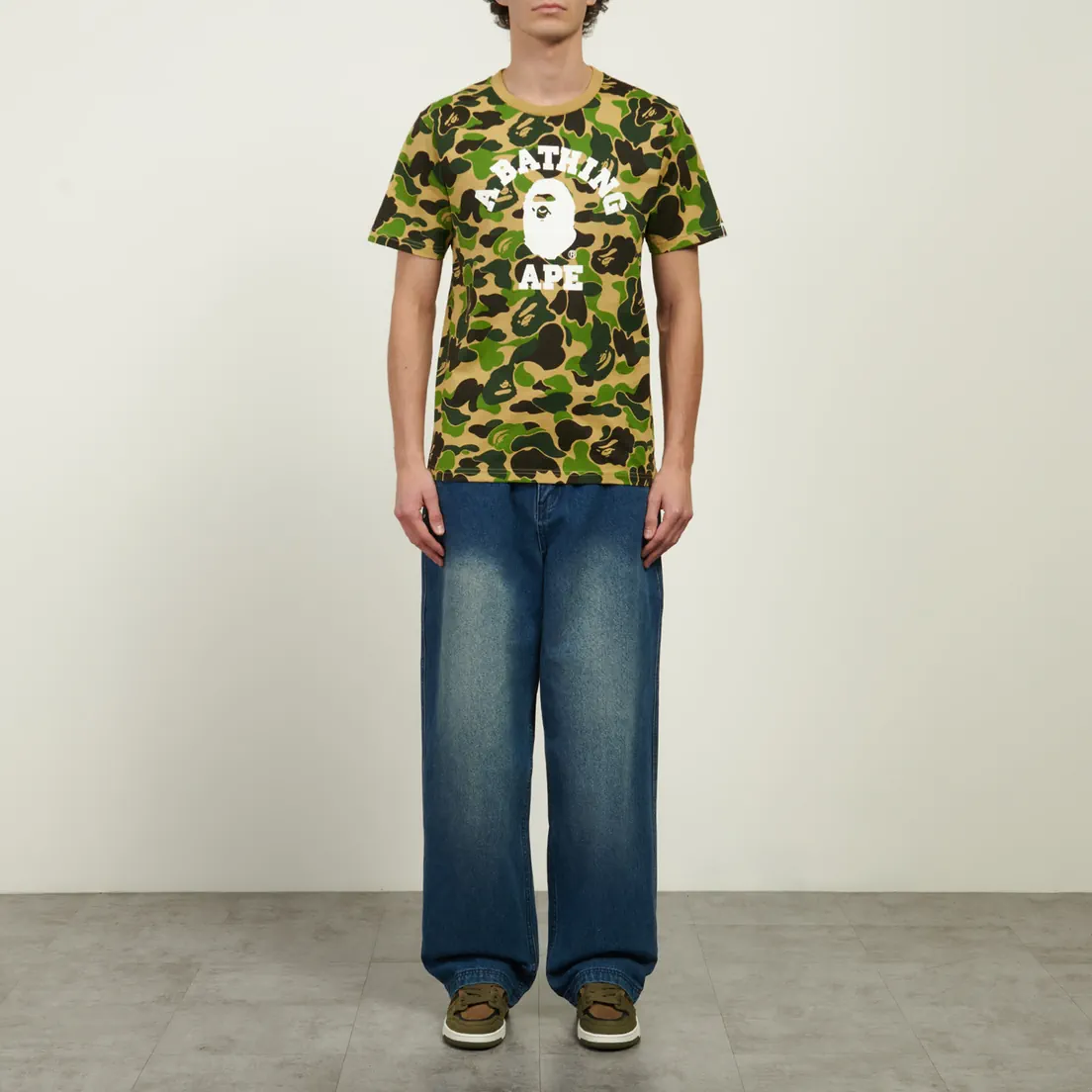 A Bathing Ape Мужская футболка ABC Camo College