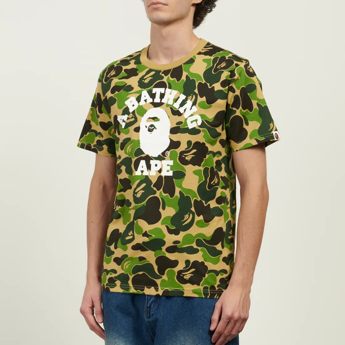 A Bathing Ape Мужская футболка ABC Camo College