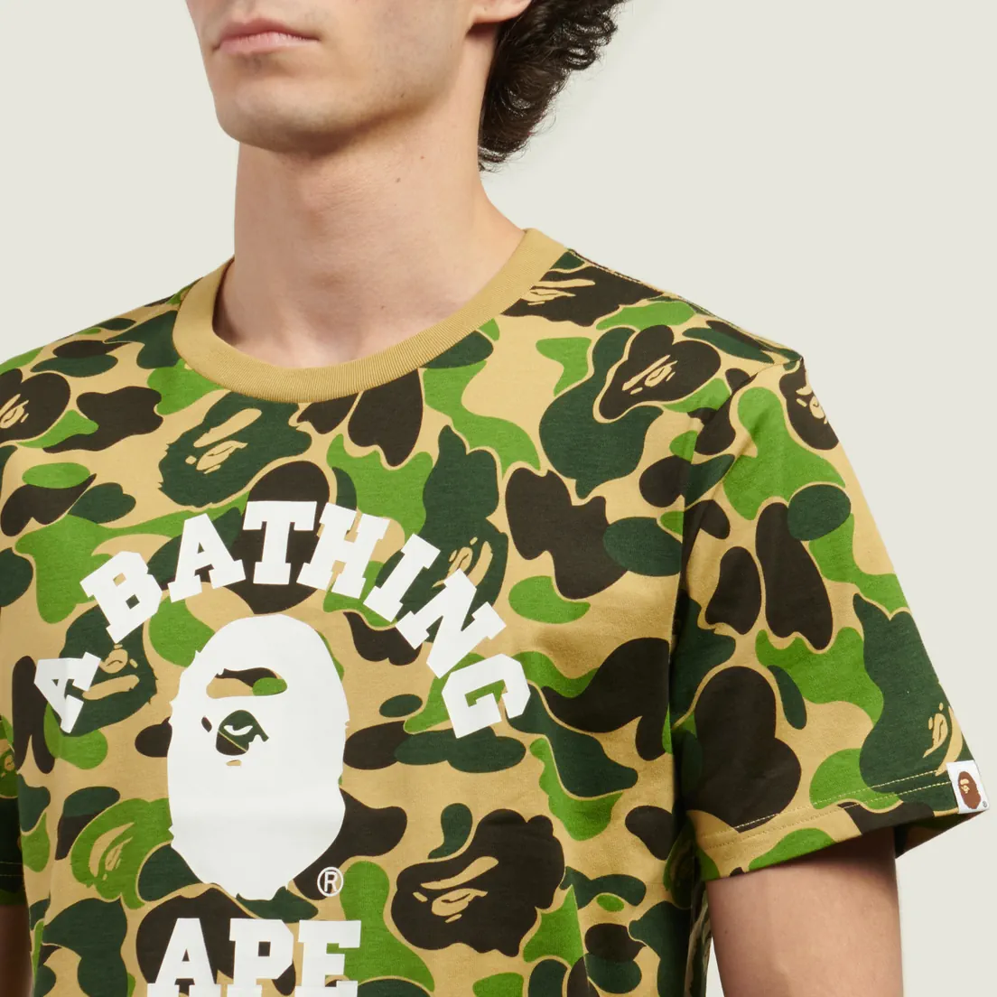 A Bathing Ape Мужская футболка ABC Camo College