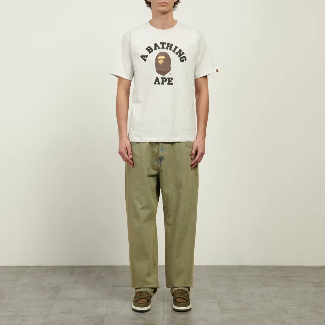 A Bathing Ape Мужская футболка College