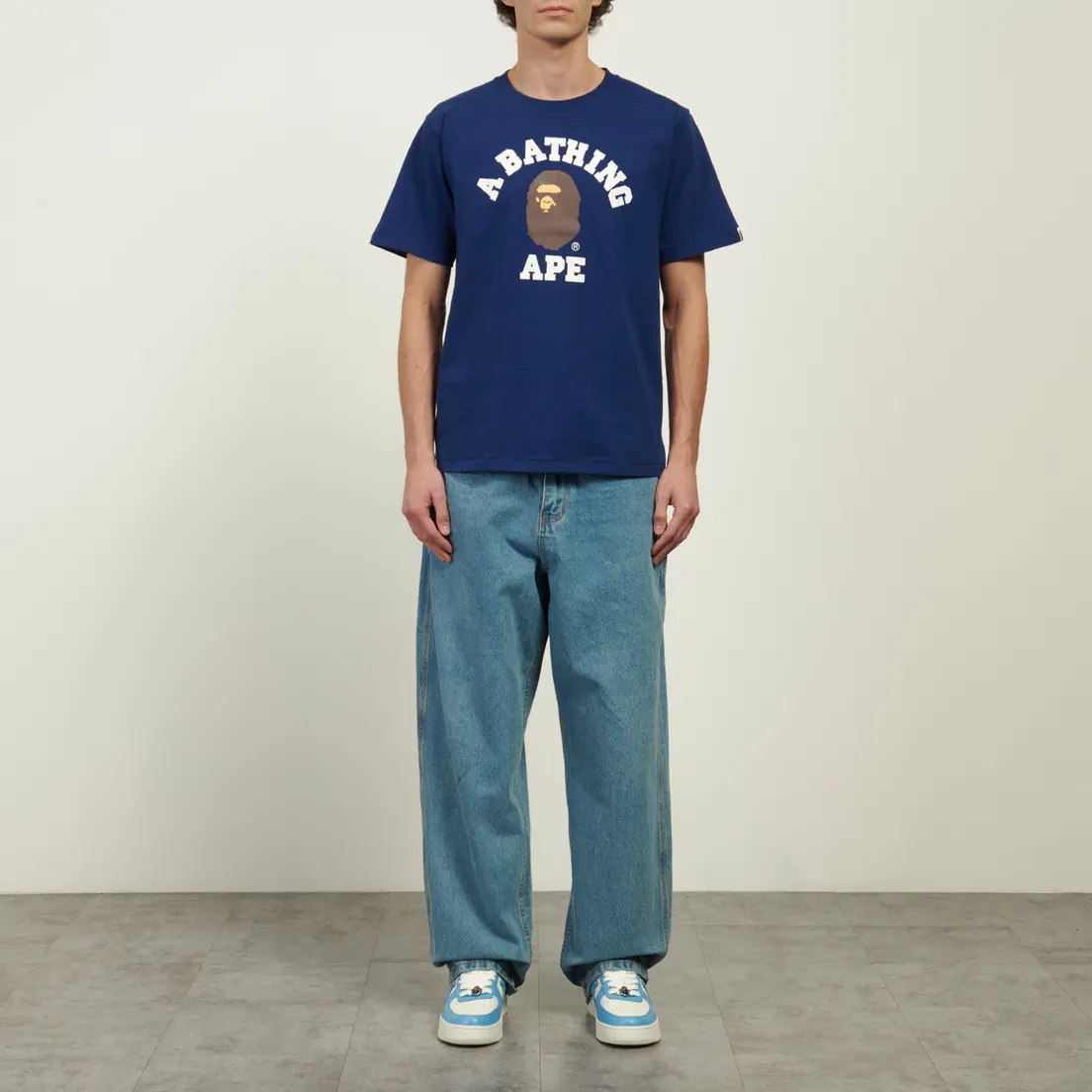 A Bathing Ape Мужская футболка College