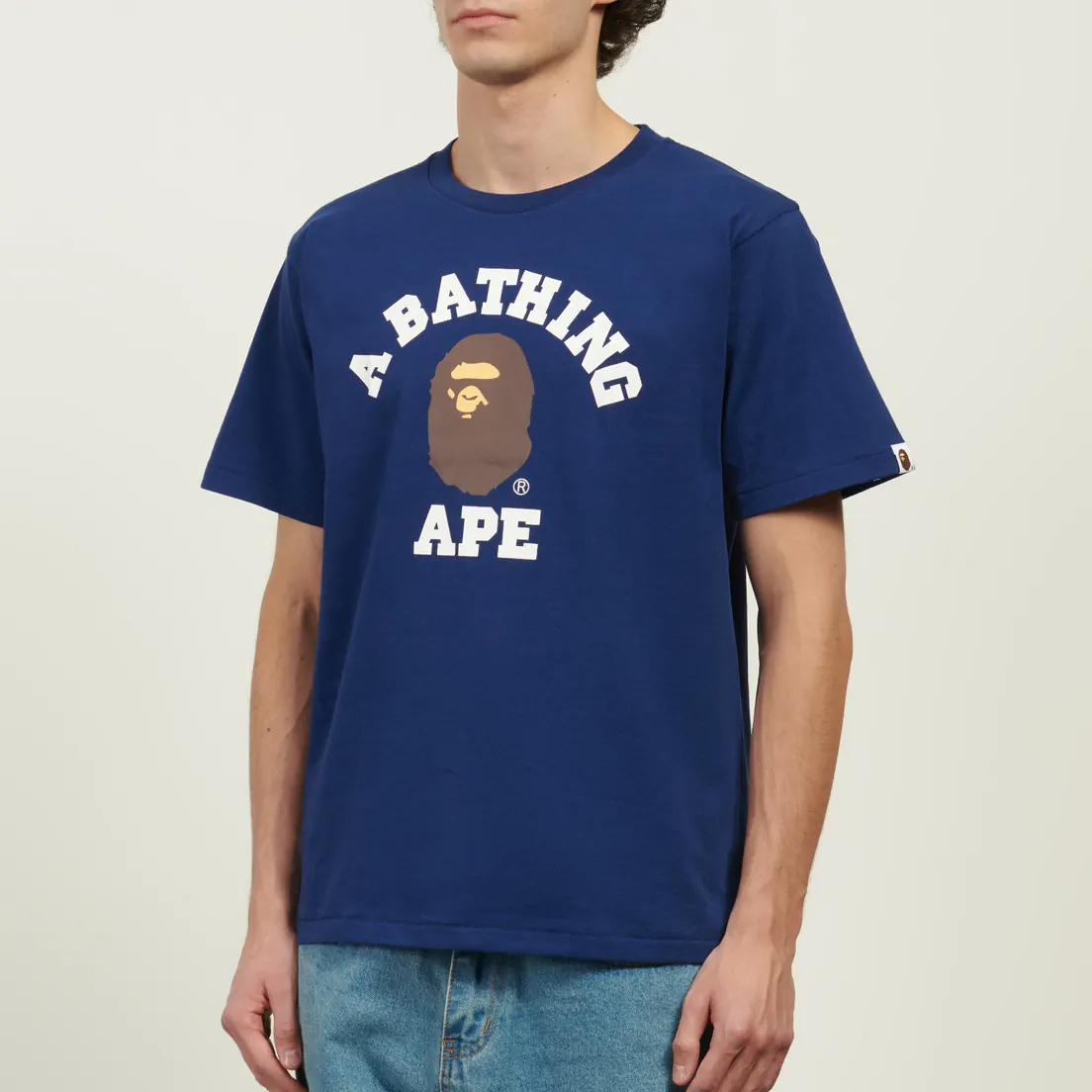 A Bathing Ape Мужская футболка College