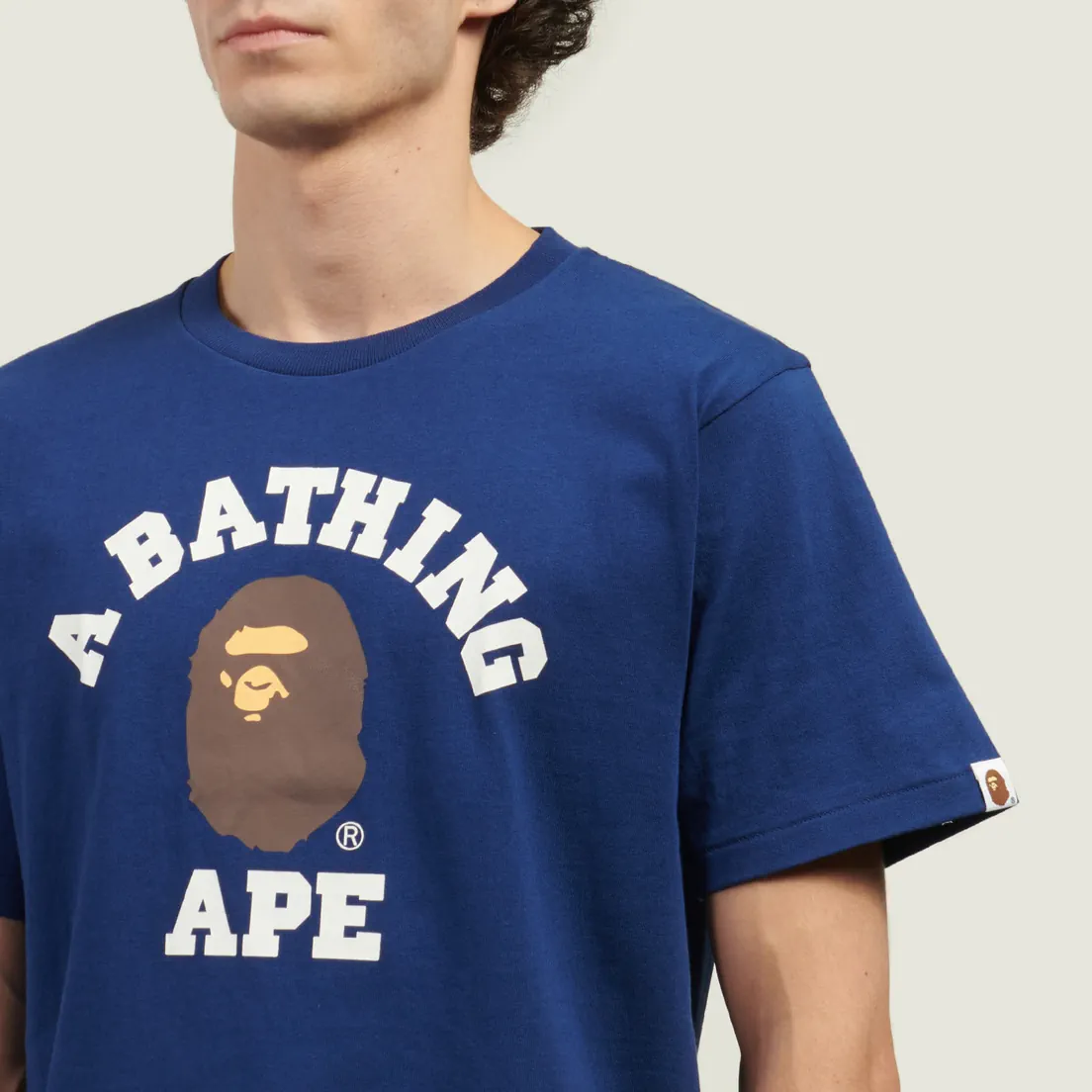 A Bathing Ape Мужская футболка College
