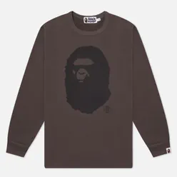 A Bathing Ape Мужской лонгслив Ape Head Brushed