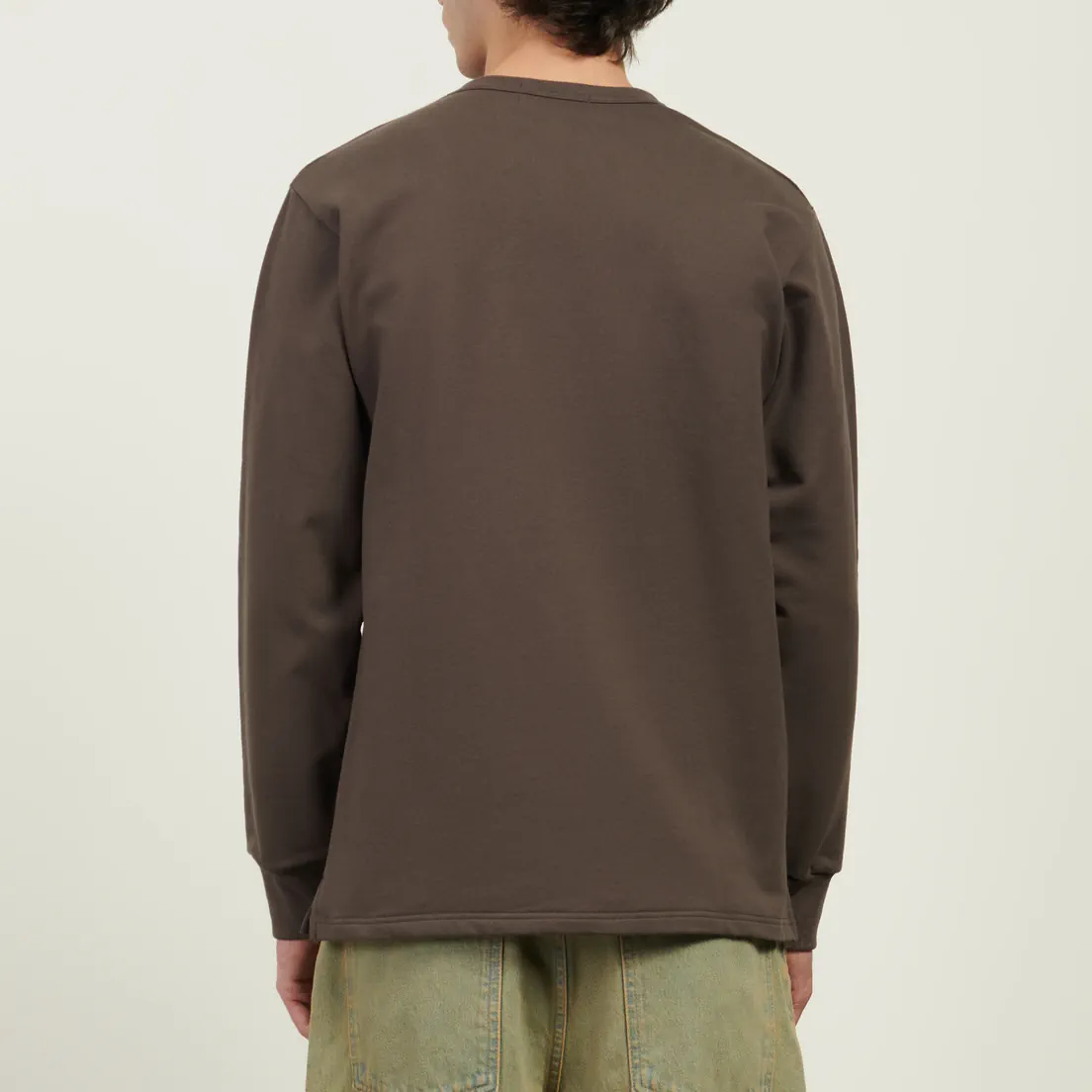 A Bathing Ape Мужской лонгслив Ape Head Brushed