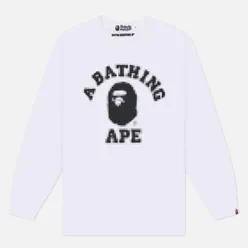 A Bathing Ape Мужской лонгслив College Relaxed Fit
