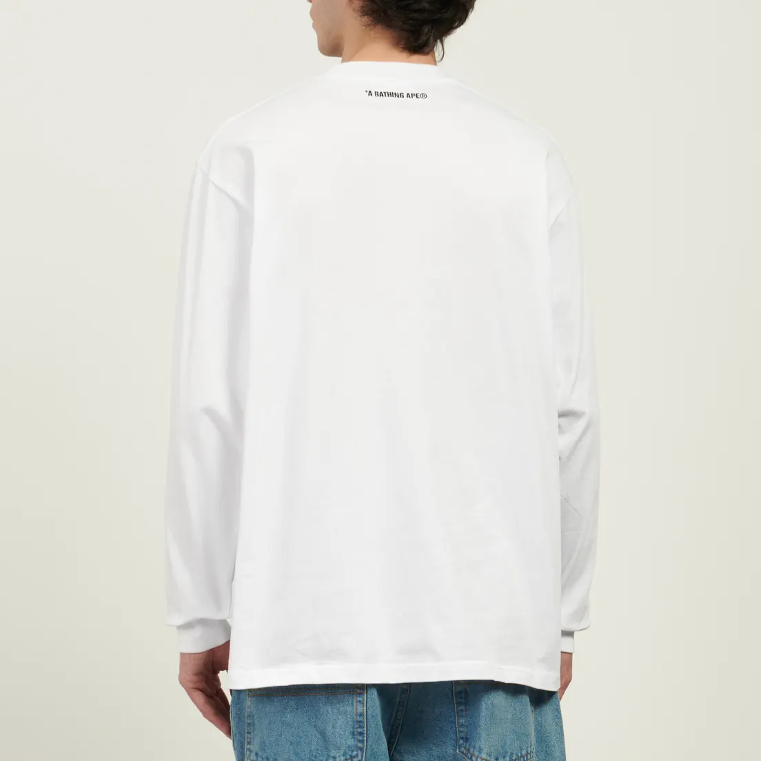 A Bathing Ape Мужской лонгслив College Relaxed Fit