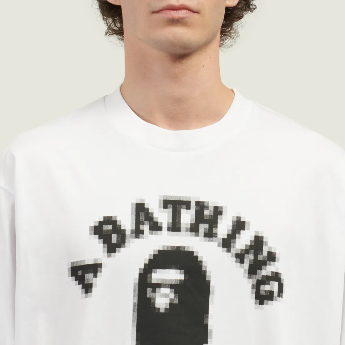 A Bathing Ape Мужской лонгслив College Relaxed Fit