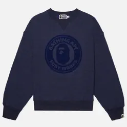 A Bathing Ape Мужская толстовка Over Dye Busy Works Relaxed Fit Crewneck